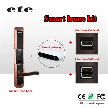 Wifi Zigbee Double Sided Door Handle Lock Electric Remote Control ... Wifi Zigbee Double Sided Door Handle Lock Electric Remote Control ...