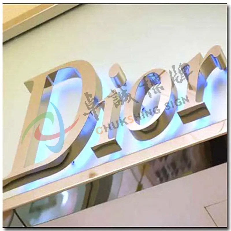 Free Standing Custom Stainless Steel Front Lit Led Letter Sign! - Buy