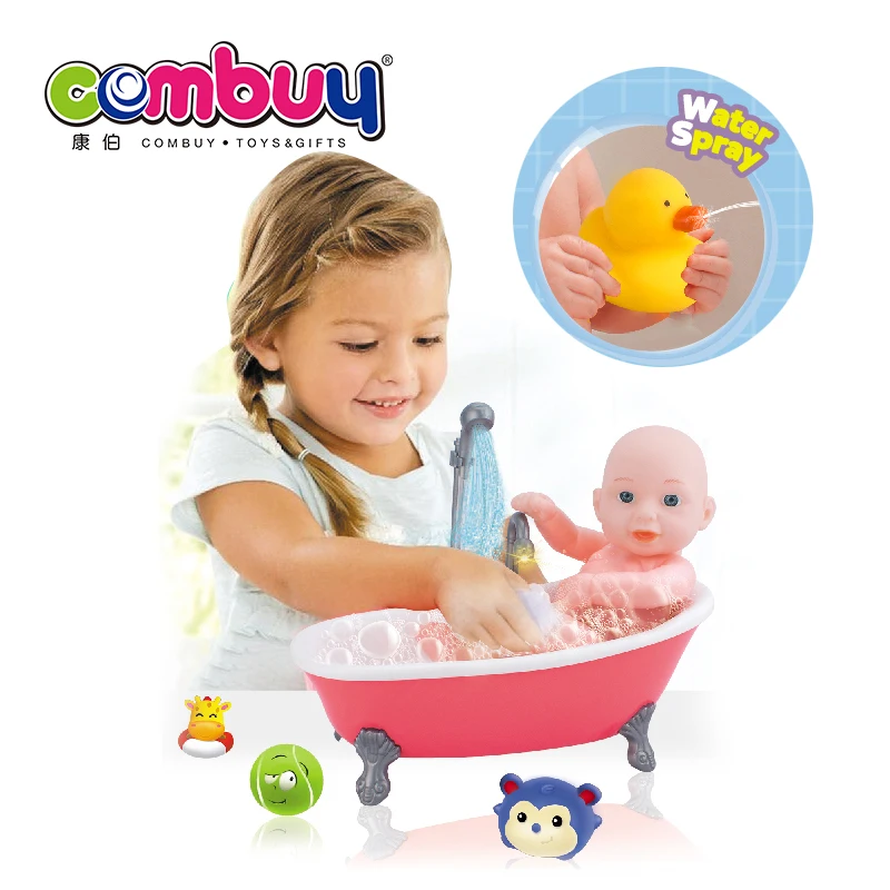 baby doll with tub