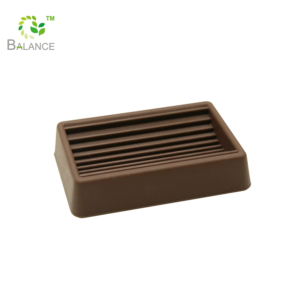 square and round furniture caster protectors non slip rubber carpet caster cups.jpg
