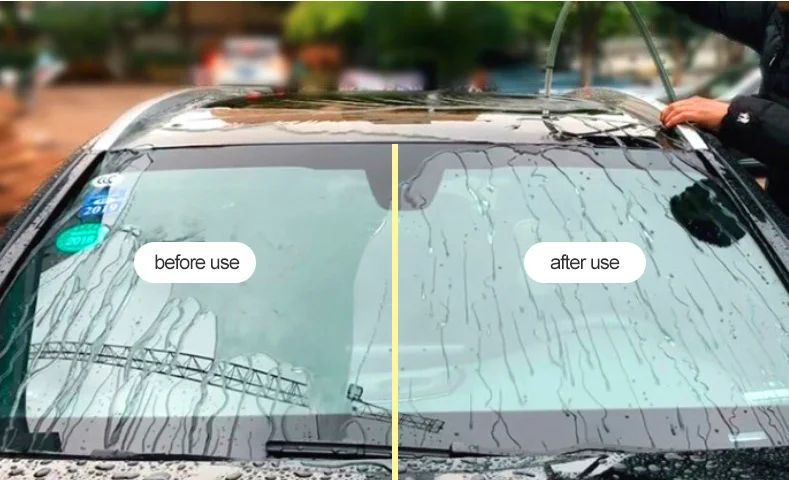 Nano Super Hydropobic Water Repellent and Self Cleaning Liquid Glass Coating for Car Windshield 50ml