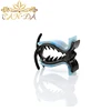 Super mini cute blue hair claws acetate plastic decorative hair claws