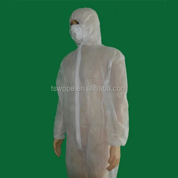 asbestos removal coverall, suit, clothing