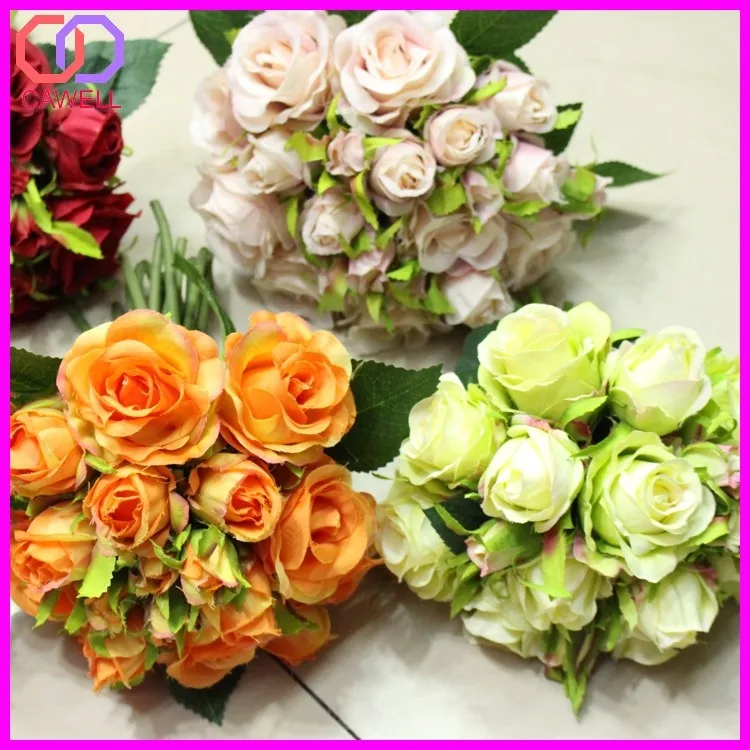 Factory Direct Decoration China Rose Bouquet Artificial Flower - Buy