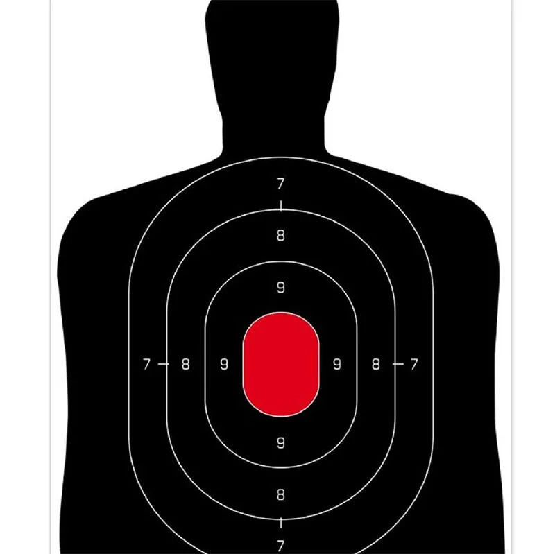 Human Silhouette Paper Gun Range Shooting Targets - Buy Target Shooting
