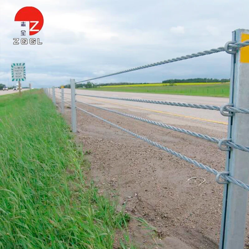 Highway Guardrail Steel Wire Rope Road Safety Barrier Buy Guardrail