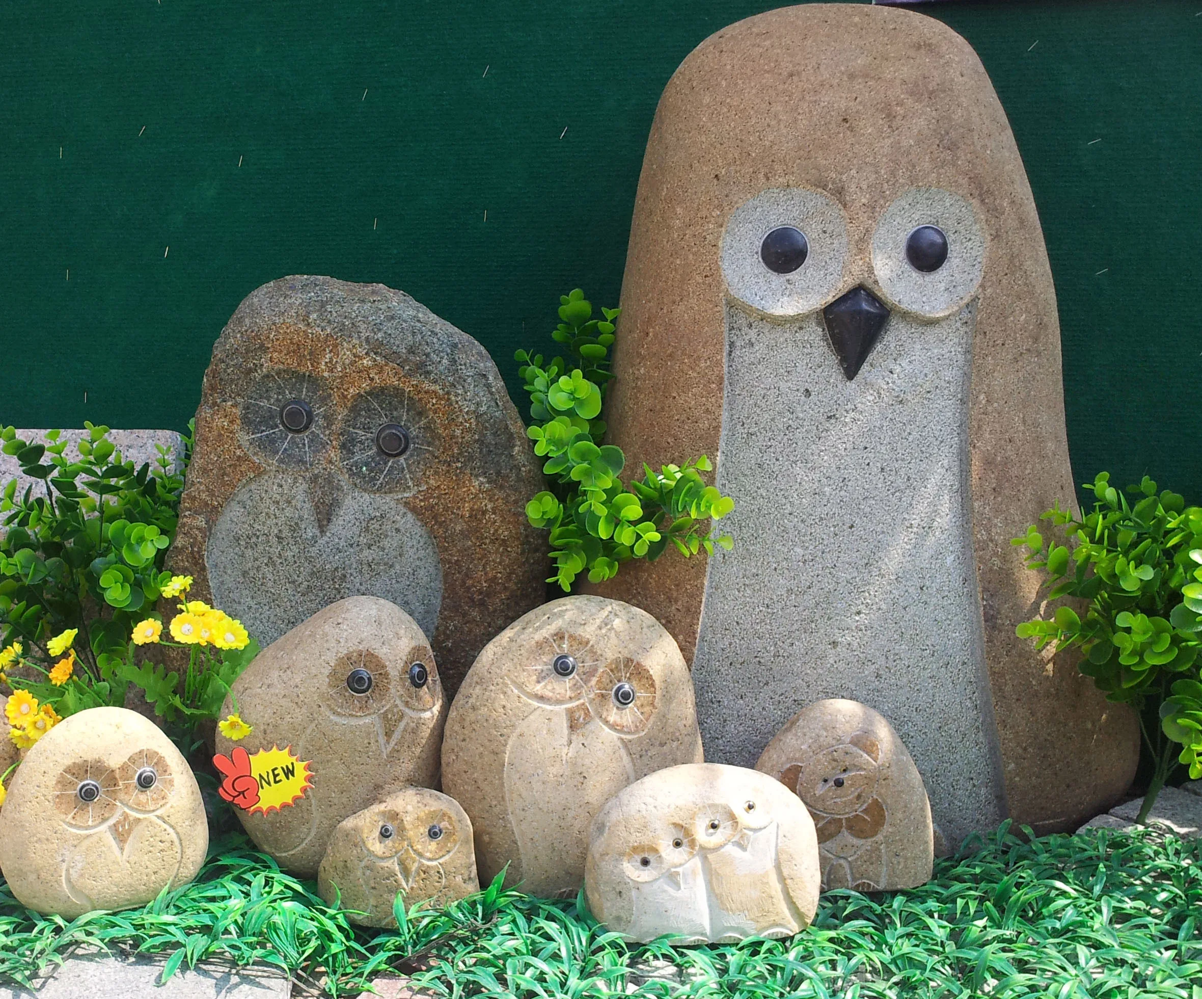 Granite Stone Owl Bird Sculpture,Garden Home Marble Owl Statue - Buy ...