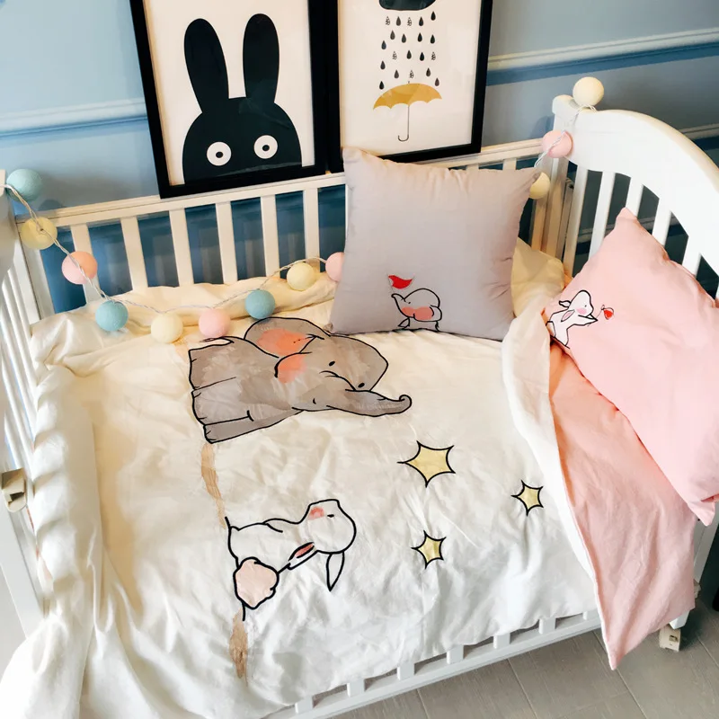 baby girl crib bumper sets