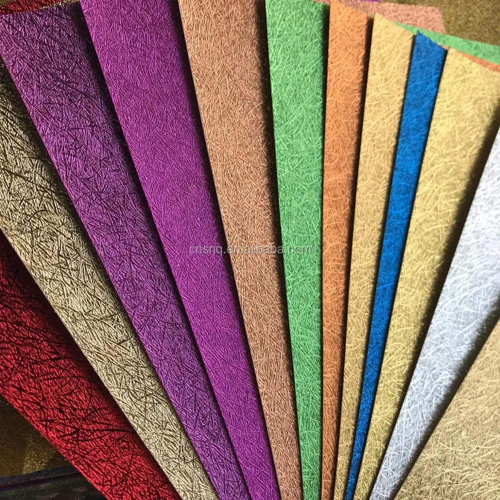 S&q Waterproof Multicolor Pvc Coated Wall Paper For Book Binding Buy