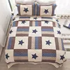 Unique pattern human being quilt cover set patchwork printed quilt bedspread bedding