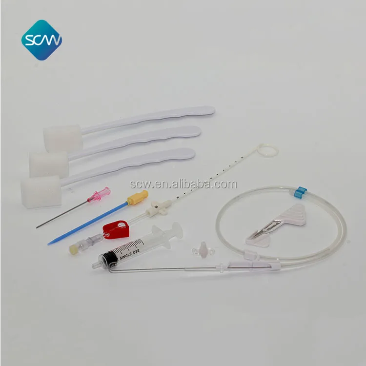 Набор катетеров дренажных Multipurpose Drainage Catheter Set: CLM-8.5-rh-NPAS-NT. Дренажный катетер Пигтейл. Катетер дренажный, артикул 21103. SCW Medicath Ltd интродьюсер.