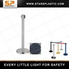 Crowd control stanchions/stainless steel rope line queue for car show stanchion