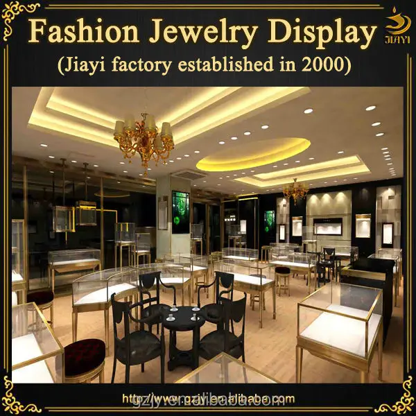 High Grand Jewelry Stores Bangkok Thailand With Jewellery Display