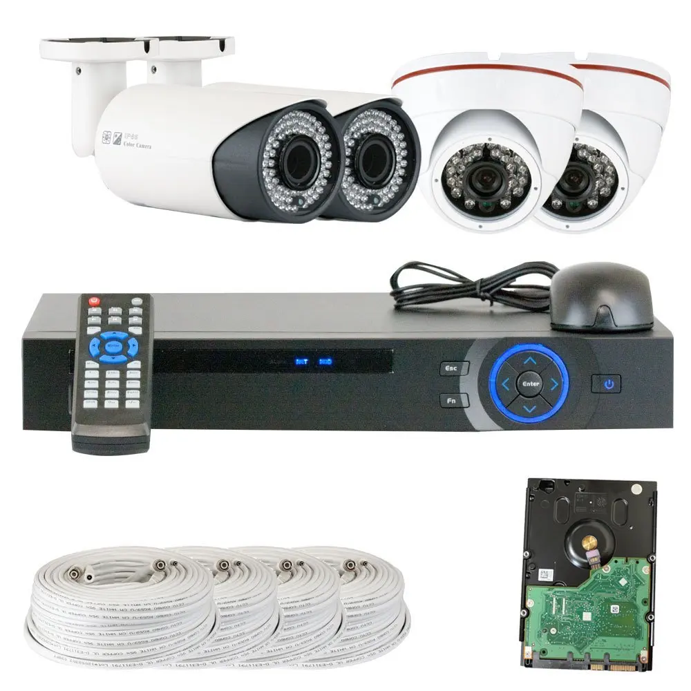 Buy Best Sale High End Professional 4 Channel HDCVI DVR Security Camera
