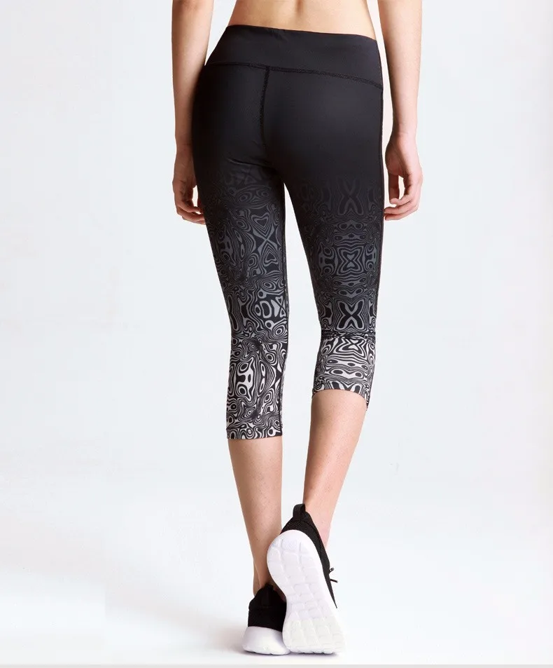 Tela Suplex Grueso Leggings Retro Nylon Cropped Yoga Pants - Buy Tela ...