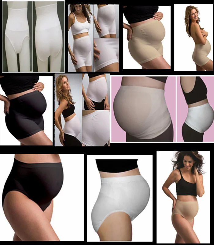 White Nylon Fabric Disposable Maternity Panties For Pregnant Women