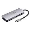 Type-c USB Hub HDMI VGA LAN TF SD Adapter for Laptop Video Mobilphone All in one Multi function converter
