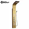 Modern Rose Gold Wall Column Stainless Steel Massage Shower *BS-6902