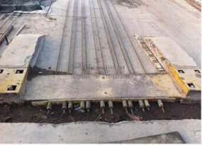 tension machine for pre-stressed concrete electric slab