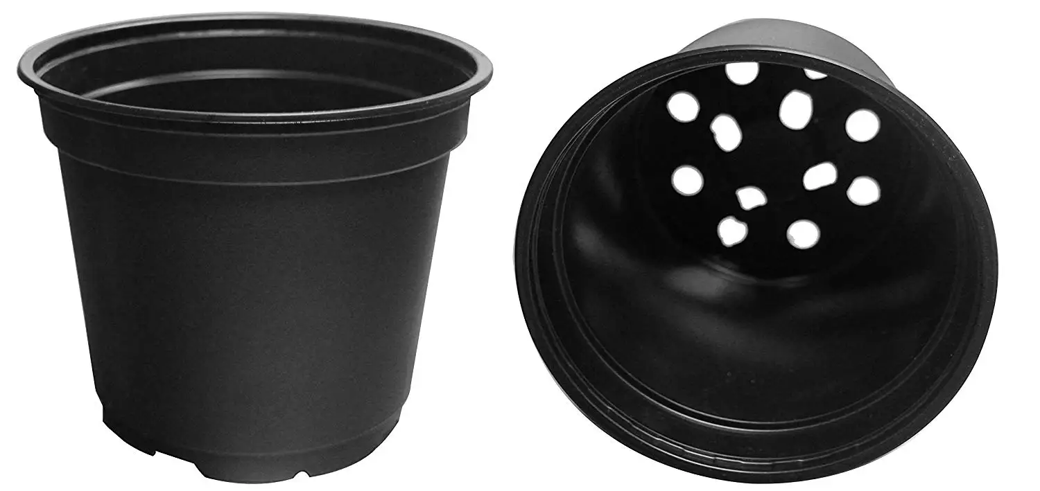Buy 4 Inch Round Black Nursery Pot Plastic Plants Pot Thermoformed In 