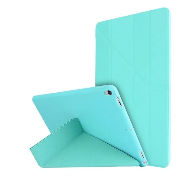 For iPad Case, Auto Sleep Wake Suede PU Flip Foldable Leather Tablet Case For iPad Pro, Folio Stand Cover For iPad