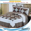 100% polyester microfiber allover patchwork quilt made by quilt machine