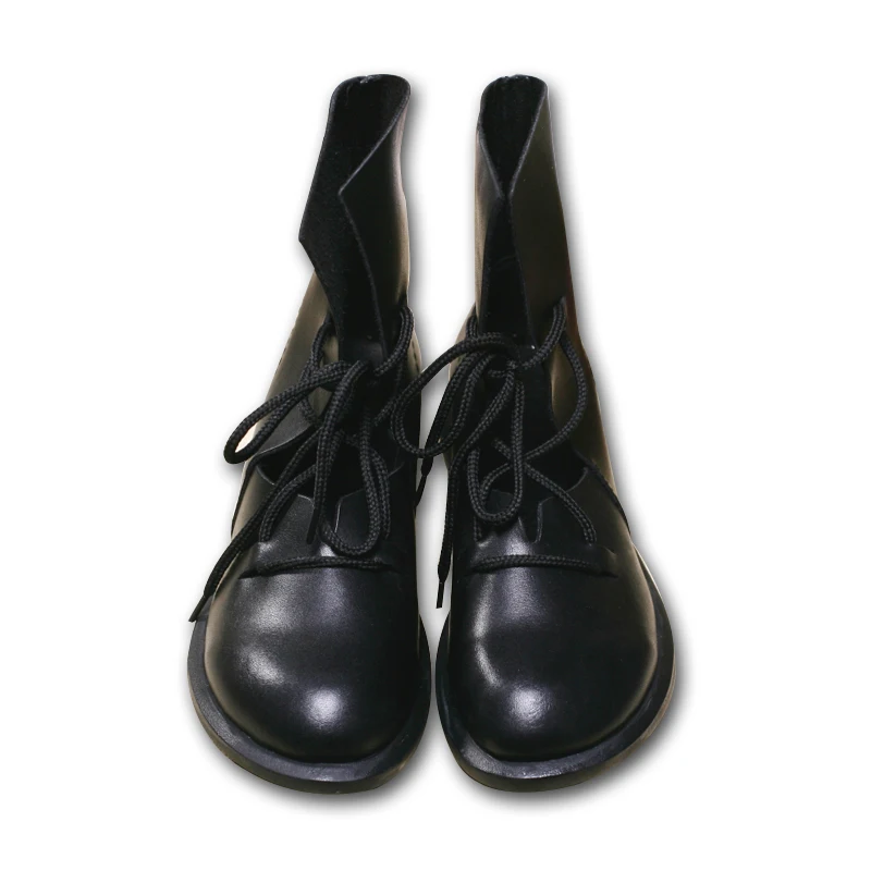 black leather womens boots