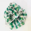 Aluminium&plastic ring for pigeon racing club with freely design