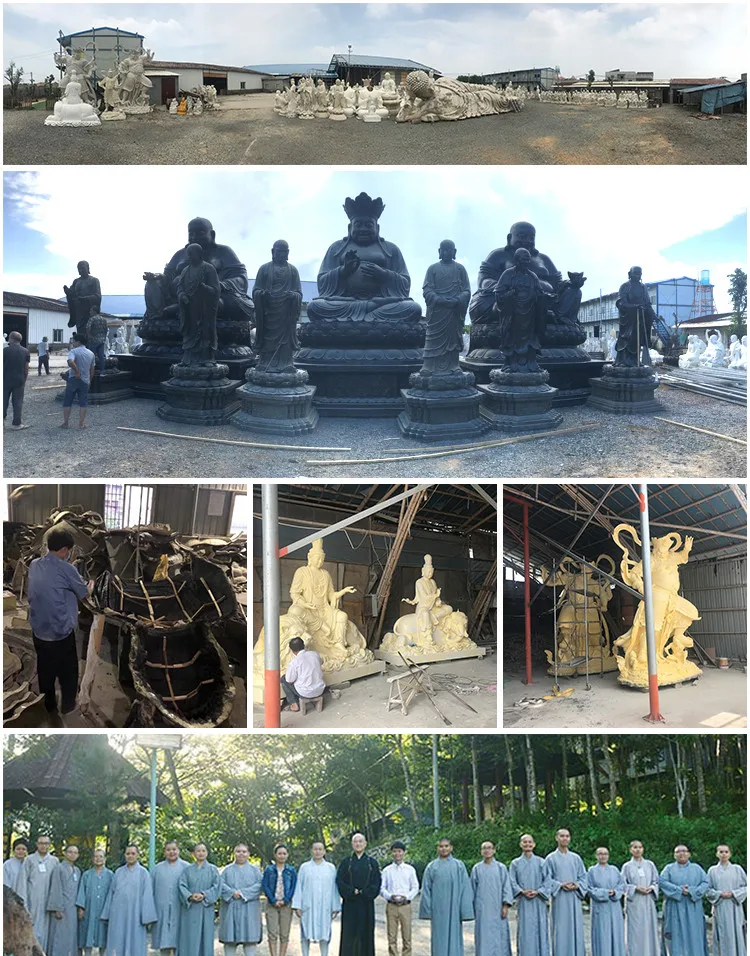 Dropship Cheap Wholesale Buda Heykeli Mini Buddha Statue Tuong Phat Golden Buddha Statue Resin