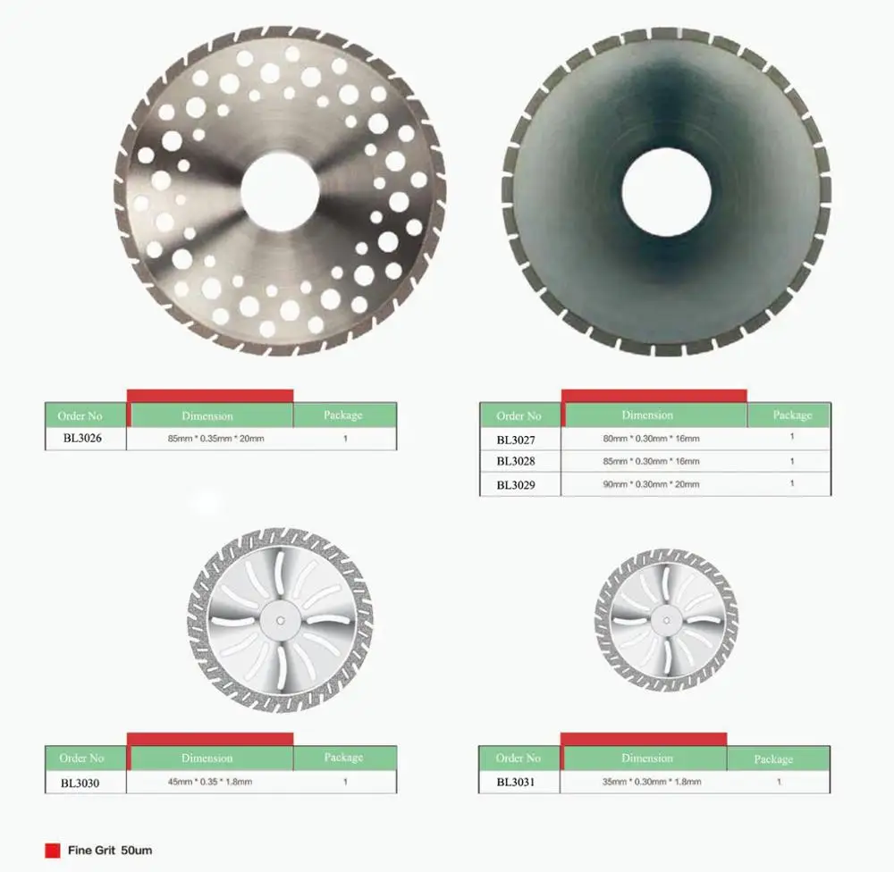 Dental Lab Burs Material / Dental Separating Disc / Flexible Diamond