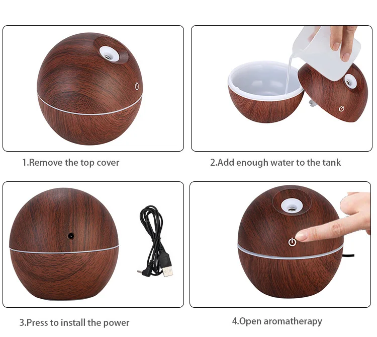 2020 New Home Products Popular Oem 130ml Smart Air Aroma Diffuser