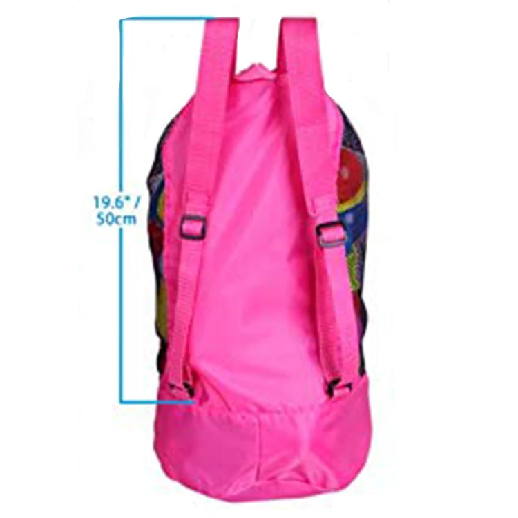 1/2/5 Ventilator Mesh Swimming Bag Beach Drawstring Backpack Outdoor Storage Bag 
