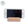 Wholesale triangle wooden table mobile phone holder