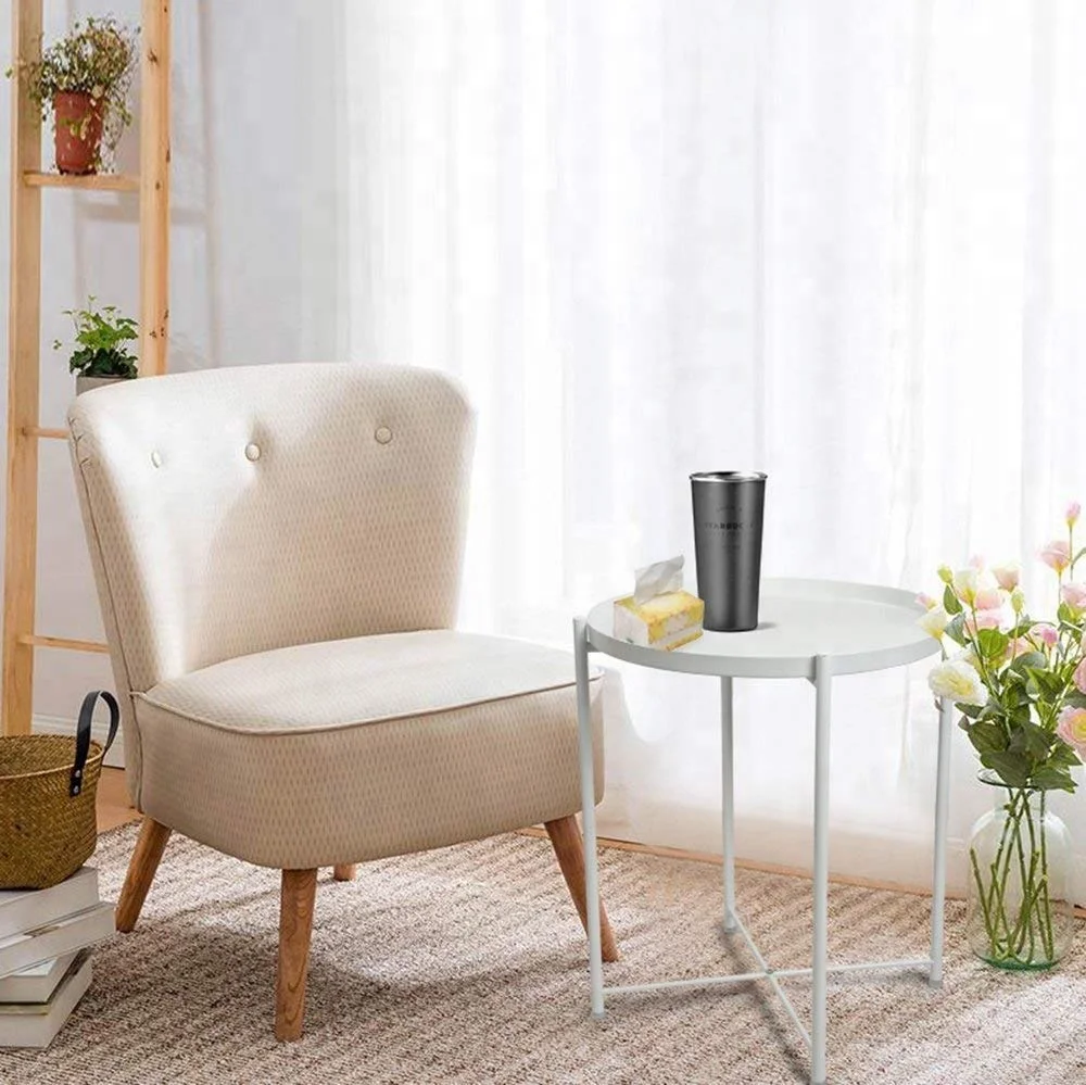 Wrought Iron Small Folding Round Corner Table Side Wrought Iron Small Folding Round Corner Table Side