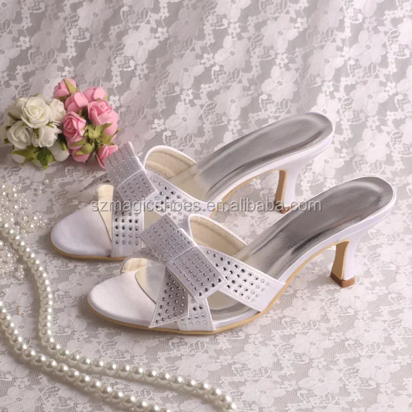 white diamante shoes