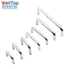 furniture chrome black iron door pull handles