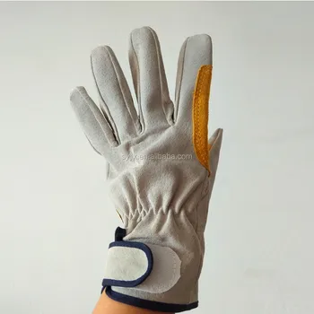 personalized leather work gloves