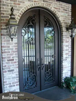 Handgefertigten Schmiedeeisen Haustüren Fd-098 - Buy Schmiedeeisen