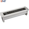 BNT Electric Rotating Silver Color desktop pop up outlet connector Double Universal Power Plug EK6202