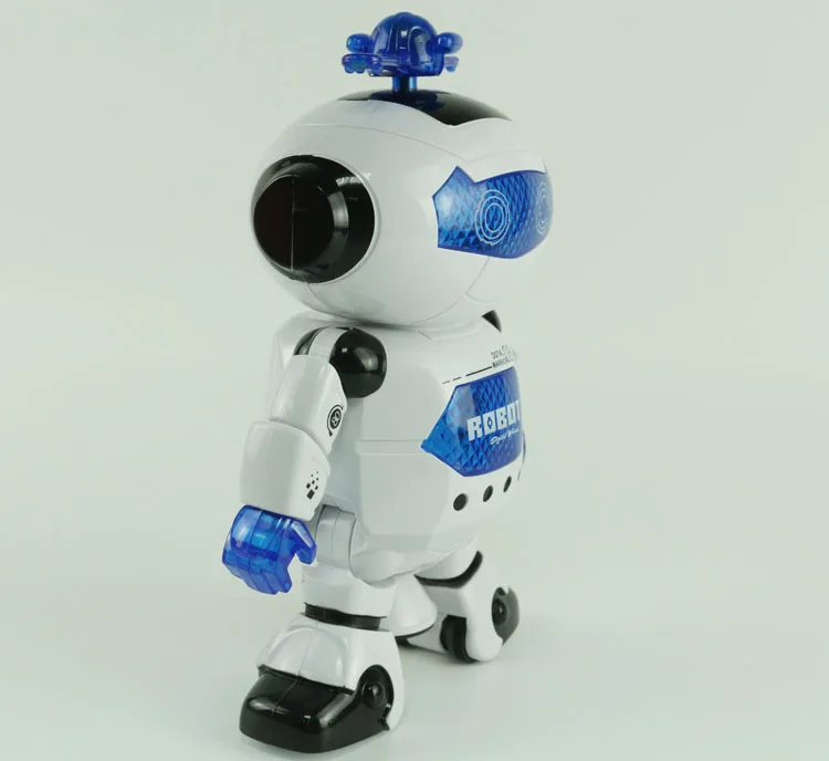 UK SELLER Kids Smart Stunt Spin Dancing Robot Electronic Walking Music Light Toy 