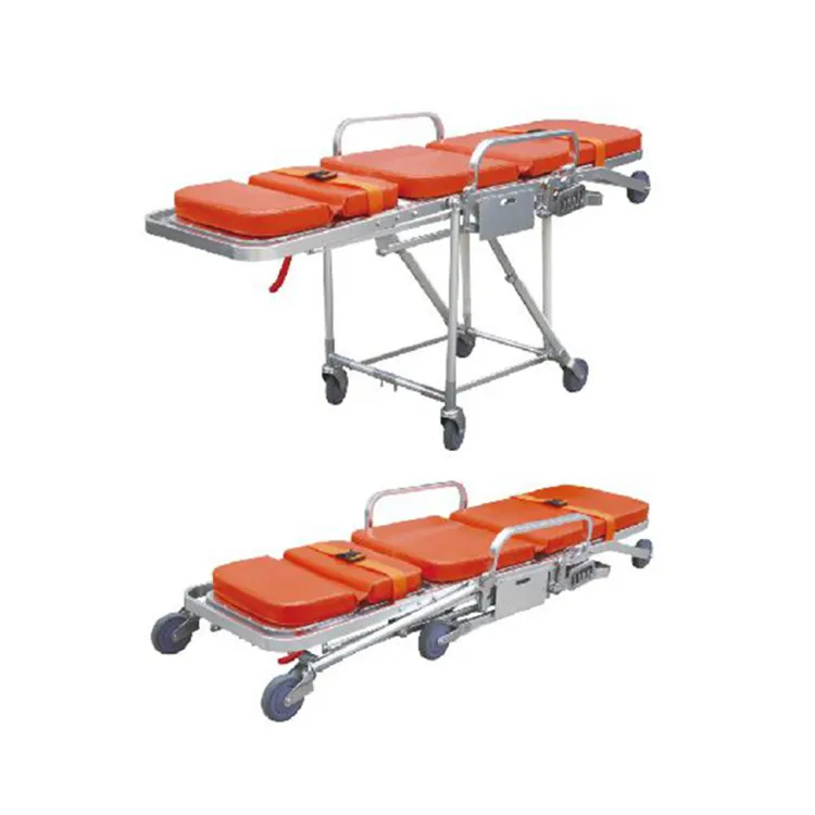 Aluminium alloy hospital patient stretcher for sale emergency patient cart