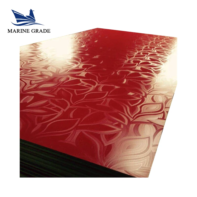 high quality white melamine paper faced plywood shut erring plywood Marine Plywood