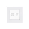 Low price factory supply 10A double Tel socket