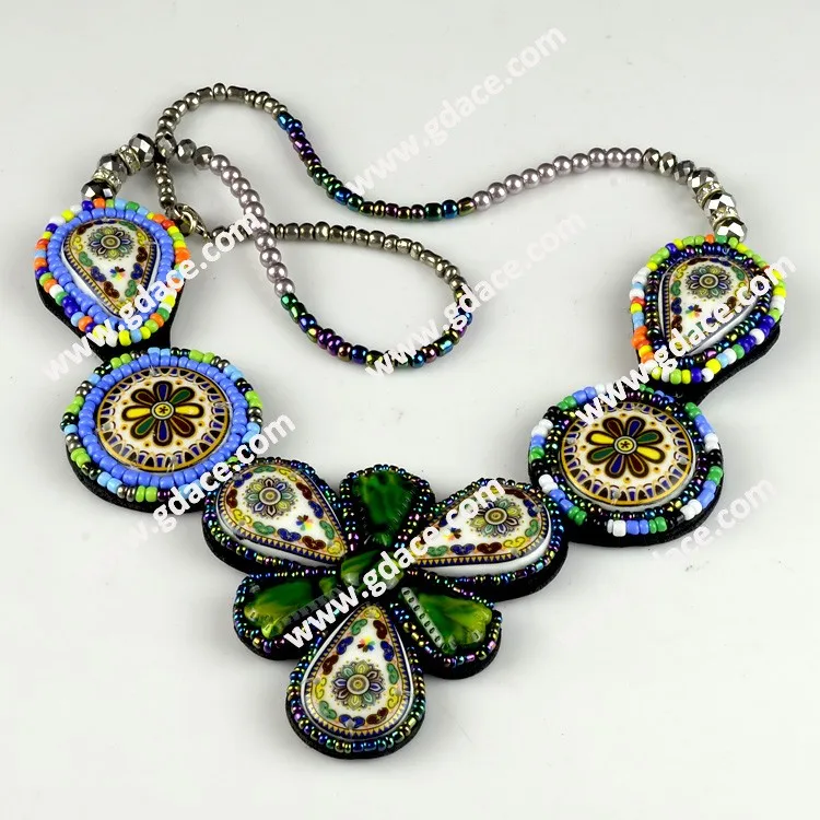bohemian collar bohemian necklace applique pendants
