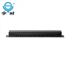 19inch 1u cable manager with plastic cover , rack mount cable management