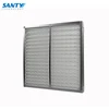 Aluminum frame primary efficiency panel waved air filter