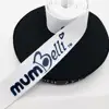 High Quality 1.5'' Silk Screen Printed Logo Polyester Webbing For DIY Pet Products , bags , belts