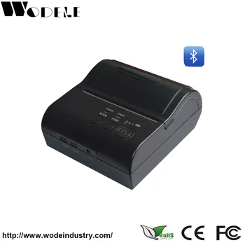Portable 80mm Thermal Receipt Printer Mini Wireless Bluetooth Pos Receipt Printer Used For Fast Food Buy Portable Receipt Printer Bluetooth Receipt