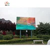 High resolution P5mm outdoor two pillar led display destination wall with IP65 waterproof