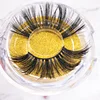 Reusable 100% Handmade Synthetic Fiber Material 3D Mink Natural Round Look False Eyelashes